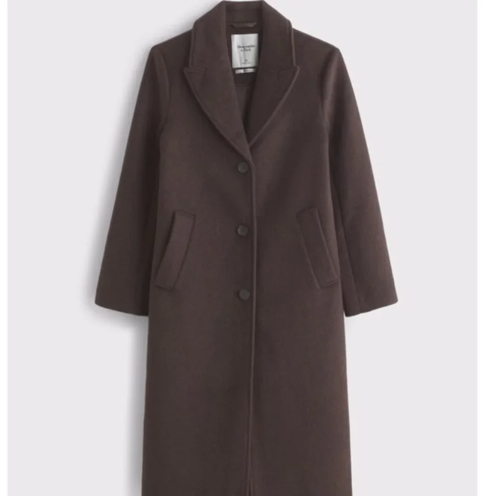 Abercrombie & Fitch Wool Blend Coat - Picture 4 of 6